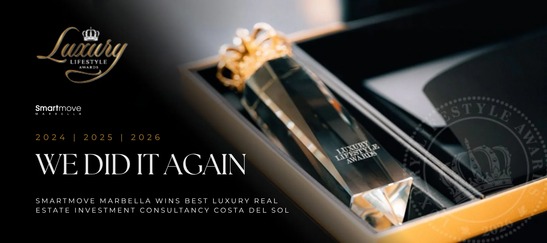 Smartmove Marbella, Luxury Lifestyle Awards winner 2024, 2025 and 2026